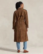 Suede Trench Coat USA