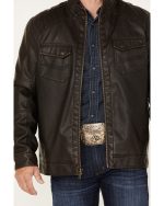 Big And Tall Lambskin Leather Jacket