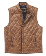 Big And Tall Leather Vest