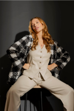 Cream Leather Vest Womens USA