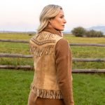 Fringe Leather Vest Womens
