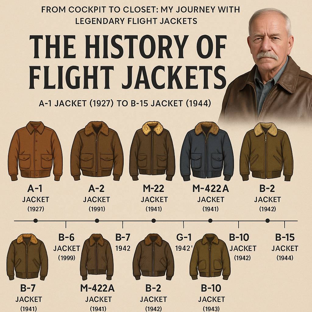 The History Of Flight Jackets (A1 Jacket (1927) to B15 Jacket (1944))