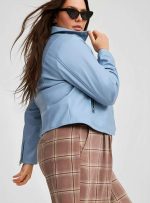 The Ice Blue Moto – Plus Size Edition